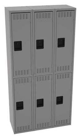 TENNSCO CORP DTS-121536-CMG WARDROBE LOCKER M GRY 36INWX15IND 2 TIER
