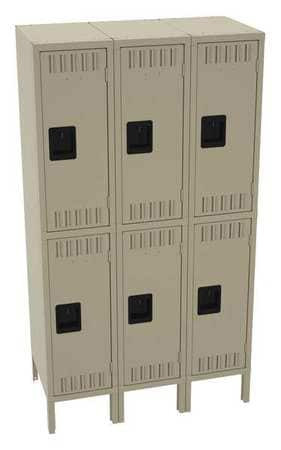 TENNSCO CORP DTS-121830-3SD WARDROBE LOCKR SAND 36IN.WX18IN.D 2 TIER