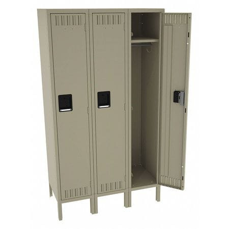 TENNSCO CORP STS-121860-3SD WARDROBE LOCKR SAND 36IN.WX18IN.D 1 TIER