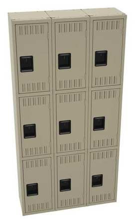 TENNSCO CORP TTS-121224-CSD WARDROBE LOCKR SAND 36IN.WX12IN.D 3 TIER