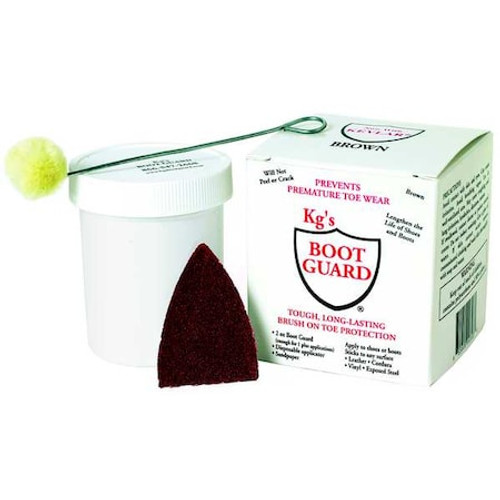KG'S BOOT GUARD 351 BOOT GUARD BROWN POLYURETHANE 2 OZ.
