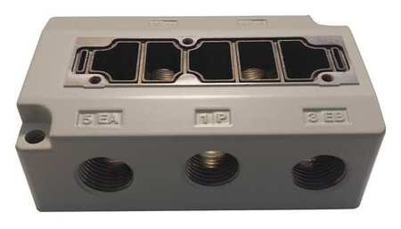 SMC SY9000-27-1T SUB-PLATE 3/8 IN NPT 2.5 CV