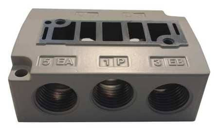 SMC SY7000-27-2T SUB-PLATE 3/8 IN NPT 1.4 CV