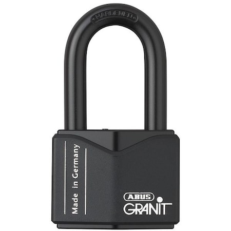 ABUS 37HB/55 MK KD KEYED PADLOCK,1 1/8 IN,RECTANGLE,BLACK