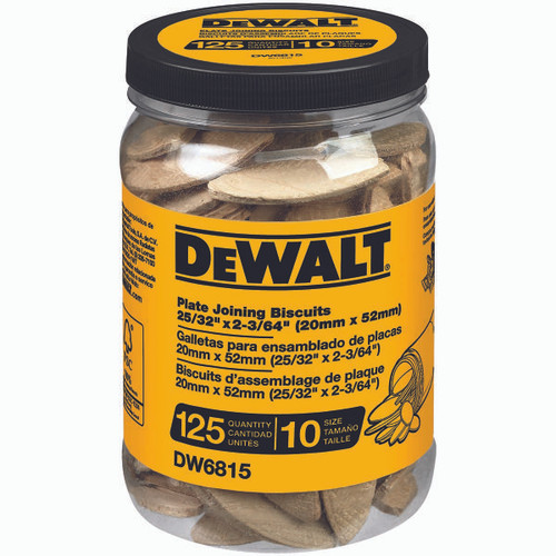 DEWALT TOOLS DW6815 TUBE BISCUITS -SIZE 10