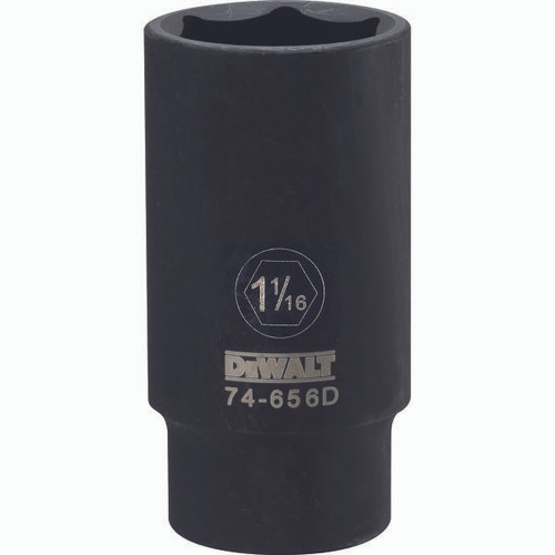 DEWALT TOOLS DWMT74656OSP DWMT 6PT 1/2IN DR DP IM SKT 1-1/16IN SAE