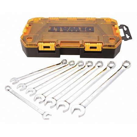DEWALT TOOLS DWMT73810 TOUGH BOX 8PC MM COMBINATION WRENCH SET