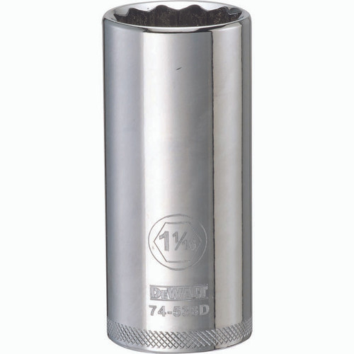 DEWALT TOOLS DWMT74538OSP 001PC 12DR DEEP SOCKET-12PT-1-1/16