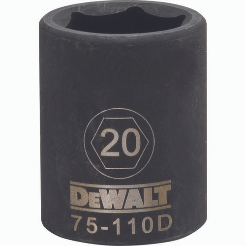 DEWALT TOOLS DWMT75110OSP DWMT 6PT 1/2IN DR IM SKT 20 MM