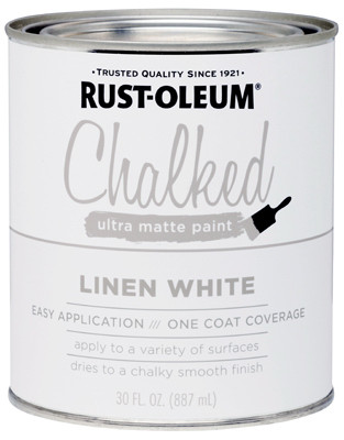 RUST-OLEUM 285140 PAINT CHALKED LINEN WHITE 30OZ
