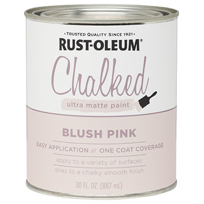 RUST-OLEUM 285142 PAINT CHALKED BLUSH PINK 30OZ 