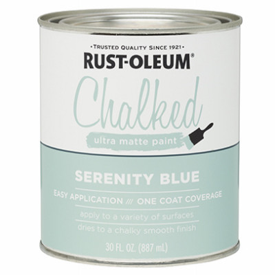 RUST-OLEUM 285139 PAINT CHALKED SERENITYBLU 30OZ