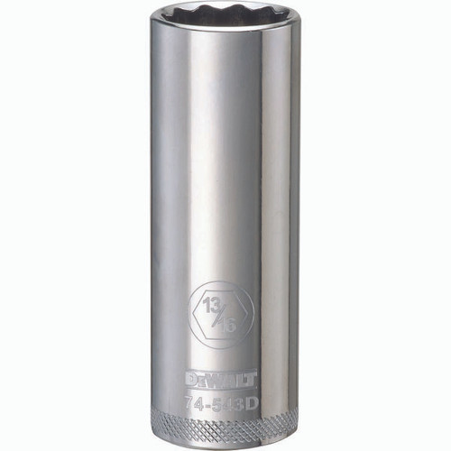DEWALT TOOLS DWMT74543OSP 001PC 12DR DEEP SOCKET-12PT-13/16 DEWALT TOOLS DWMT74543OSP 001PC 12DR DEEP SOCKET-12PT-13/16