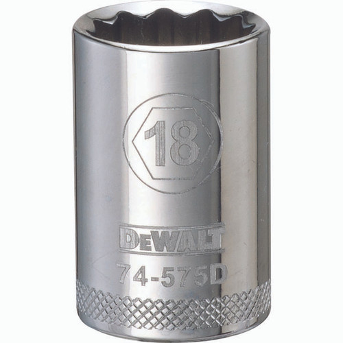 DEWALT TOOLS DWMT74575OSP 001PC 12DR SOCKET-12PT-18