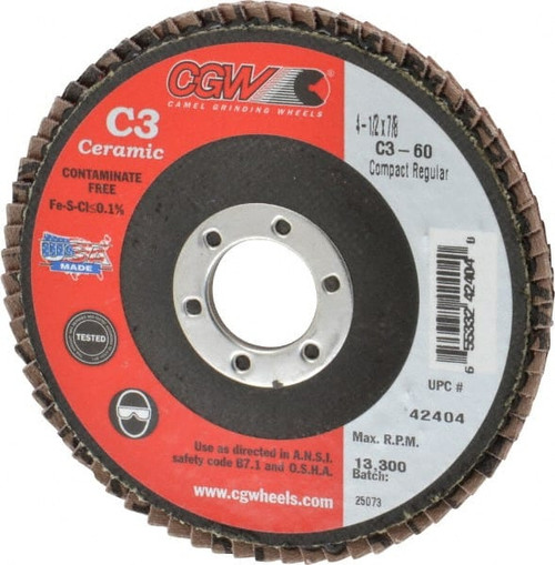 CGW ABRASIVES 42404 CGW - CAMEL GRINDING WHEELS C3 USA MADE 