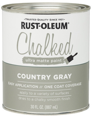 RUST-OLEUM 285141 PAINT CHALKED COUNTRYGRAY 30OZ