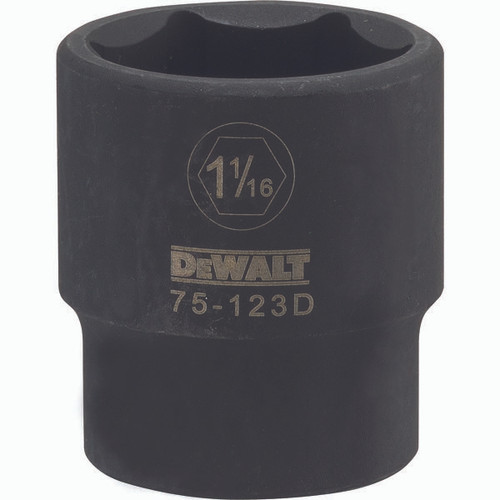 DEWALT TOOLS DWMT75123OSP DWMT 6PT 1/2IN DR IM SKT 1-1/16IN SAE