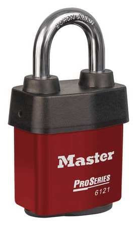 MASTER LOCK 6121KARED LOCKOUT PADLOCK KA RED