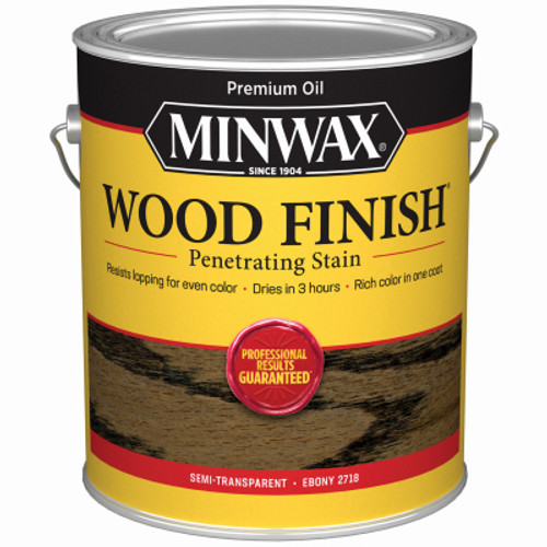 MINWAX 710960000 STAIN WOOD EBONY VOC GALLON   