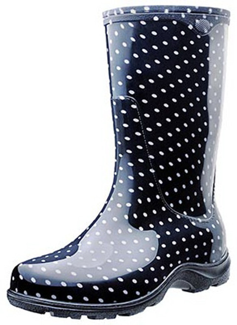 PRINCIPLE PLASTICS 5013BP06 BOOT RAIN/GARD WOMEN BLACK SZ6