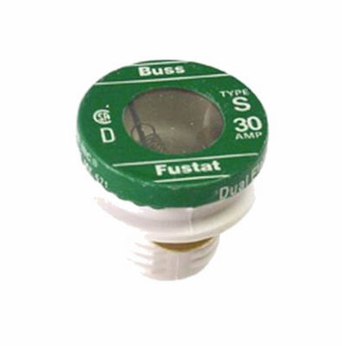 COOPER BUSSMANN BP/S-30 2-PK. 30-AMP TYPE S PLUG FUSE COOPER BUSSMANN BP/S-30 2-PK. 30-AMP TYPE S PLUG FUSE