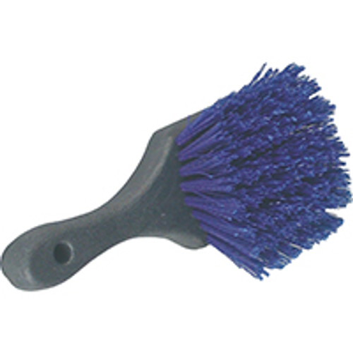 BIRDWELL CLEANING 465-24 ROUND POLY BRUSH W/8IN HANDLE 