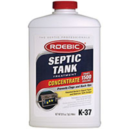 ROEBIC LABORATORIES K-37-Q-C1500-4 SEPTIC TANK TREATMENT CONC QT 