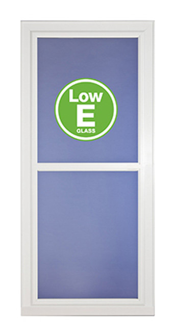 LARSON MANUFACTURING CO 14604032E STORM DOOR FV LOW-E WHT36X81IN