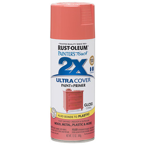 RUST-OLEUM 283189 PAINT SPRAY GLOSS CORAL       