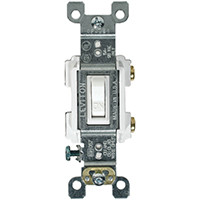 LEVITON 205-RS115-WCP SWITCH TOG FRAMED RESID WHT   