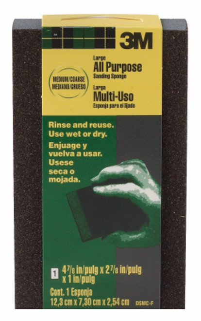 3M DSMC-F SPONGE SANDING LRG MED/COARSE 