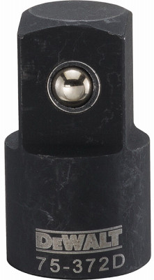 STANLEY DWMT75372OSP IMPACT SOCKET INCREASING ADAPTER, BLACK 