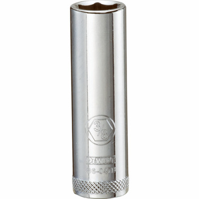 STANLEY DWMT86047OSP SAE SOCKET, DEEP, 6-POINT, 3/8-IN., 1/4-