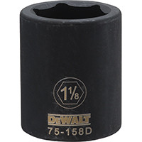 STANLEY DWMT75158OSP SAE IMPACT SOCKET, 6-POINT, 3/4-IN. DRIV