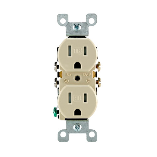 LEVITON N01-T5320-00I RECEPTACLE 15A TAMPRRES IVORY 