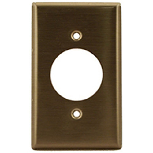 LEVITON 000-84020-040 WALLPLATE 1DEVICE 1.60IN SS   