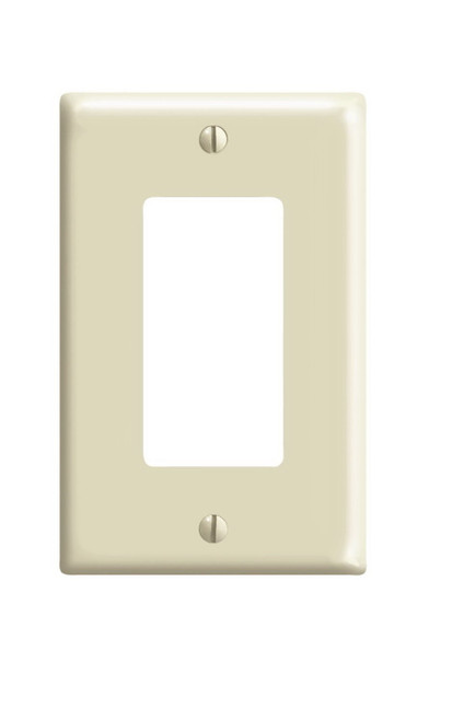 LEVITON 020-80601-00I WALLPLATE 1 DECORA MID IV