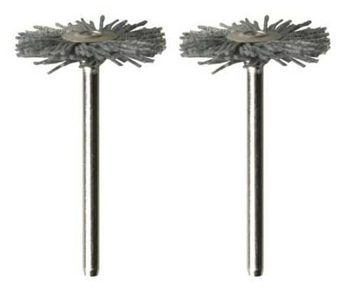 DREMEL 538-02 NYLON BRISTLE BRUSH 1 IN DIA. PK2 DREMEL 538-02 NYLON BRISTLE BRUSH 1 IN DIA. PK2