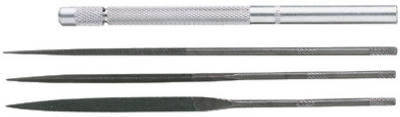 GENERAL TOOLS S477 SWISS PATTERN NEEDLE FILES, 4-PC. SET