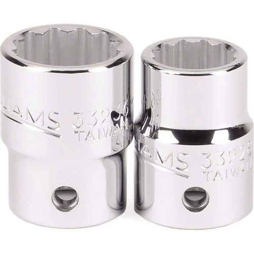 WILLIAMS 33242-TH 3/4 DR STD T SKT 12 PT 1-5/16