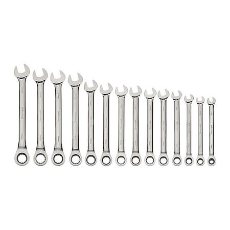 WILLIAMS MWS-1124NRC 14PC COMBO RAT WR SET 6MM-19MM