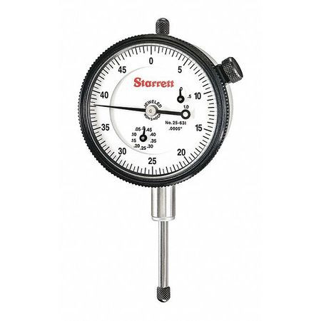 STARRETT 25-631J/NS DIAL INDICATOR- NON SHOCK- 0 -1.000" - A