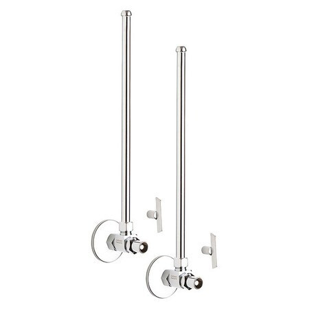 CHICAGO FAUCETS STC-32-11-PR-AB ANGLE STOP COMPRESSION VALVE WITH SUPPLY