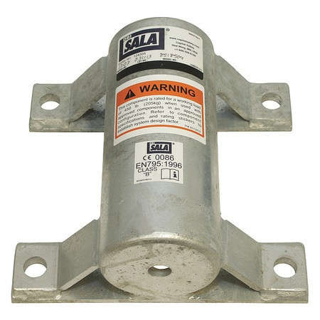 DBI/SALA 8518504 DAVIT BASE WALL MOUNT CONCRETE/STEEL GA