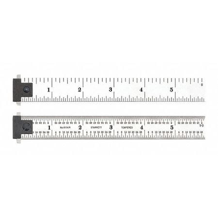 STARRETT CD604R-6 STEEL RULE- DOUBLE HOOK- SPRING-TEMPERED