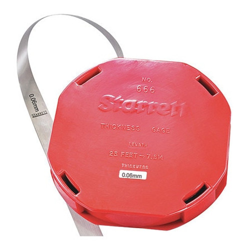 STARRETT 666M-6 THICKNESS GAGE- .06MM- 7.6M ROLL- PLASTI
