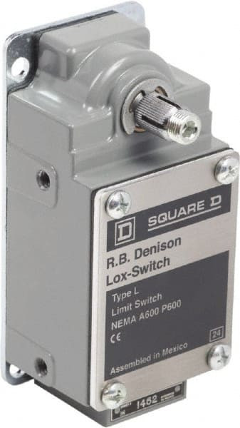 SQUARE D L100WNS2M26 LIMIT SWITCH 600V 10AMP TYPE L +OPTIONS