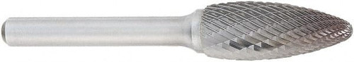 OSG 851-6250 FLAME BUR,5/8",CARBIDE,DOUBLE CUT
