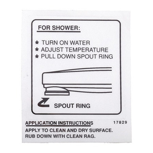 DELTA FAUCET COMPANY RP17829 DELTA WALL DECAL DELTA FAUCET COMPANY RP17829 DELTA WALL DECAL