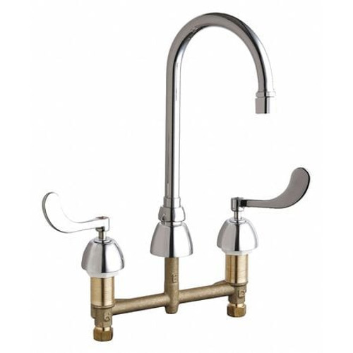 CHICAGO FAUCETS 786-GR2AE35V317AB KITCHEN SINK FAUCET CHICAGO FAUCETS 786-GR2AE35V317AB KITCHEN SINK FAUCET